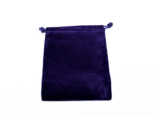 Blue Velour Dice Bag (4" x 6") - Chessex