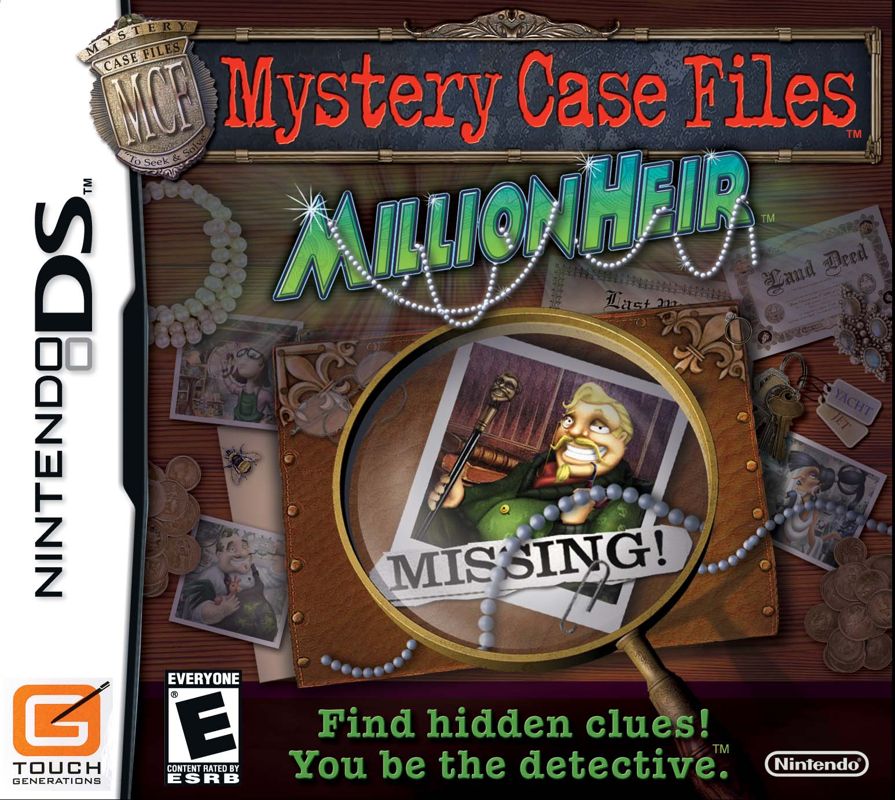 Mystery Case Files MillionHeir (Nintendo DS, 2008)