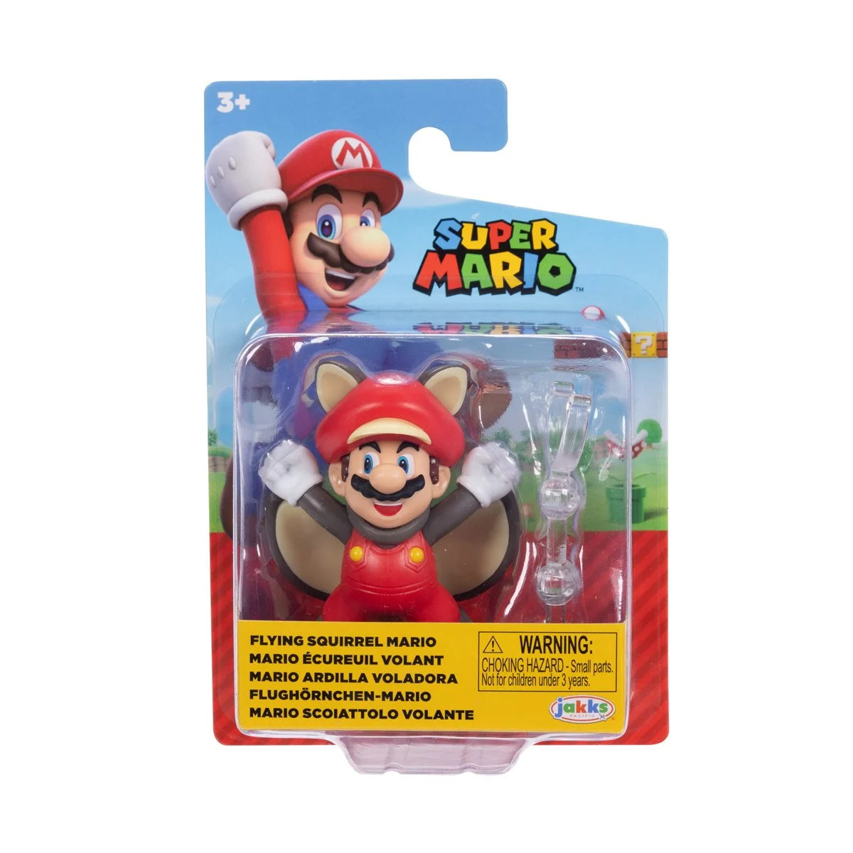Flying Squirrel Mario – Super Mario World of Nintendo 2.5" Mini-Figure by Jakks Pacific
