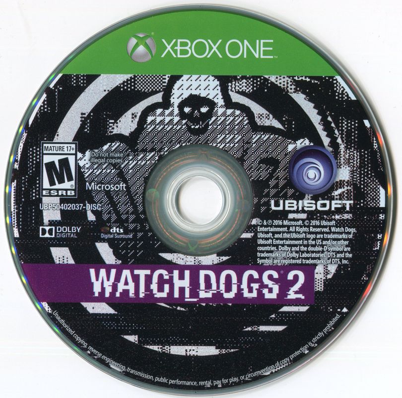 Watch Dogs 2 (Xbox One, 2016)