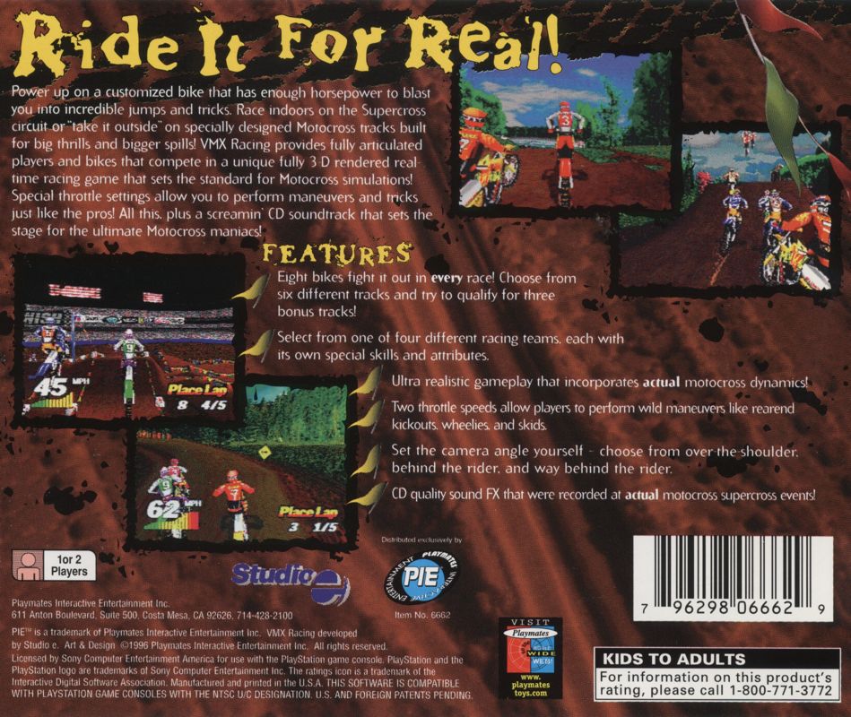 VMX Racing (PlayStation, 1997)