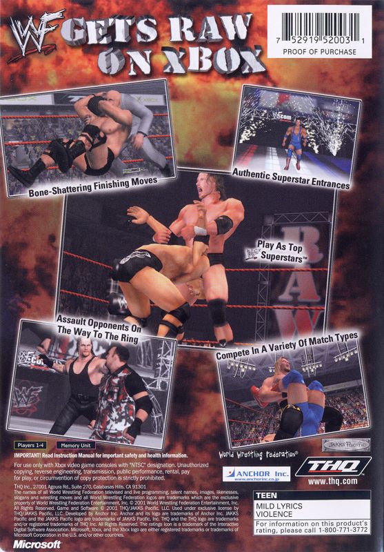 WWF RAW (Xbox, 2002)
