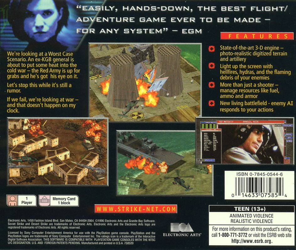 Soviet Strike (PlayStation 1, 1996)