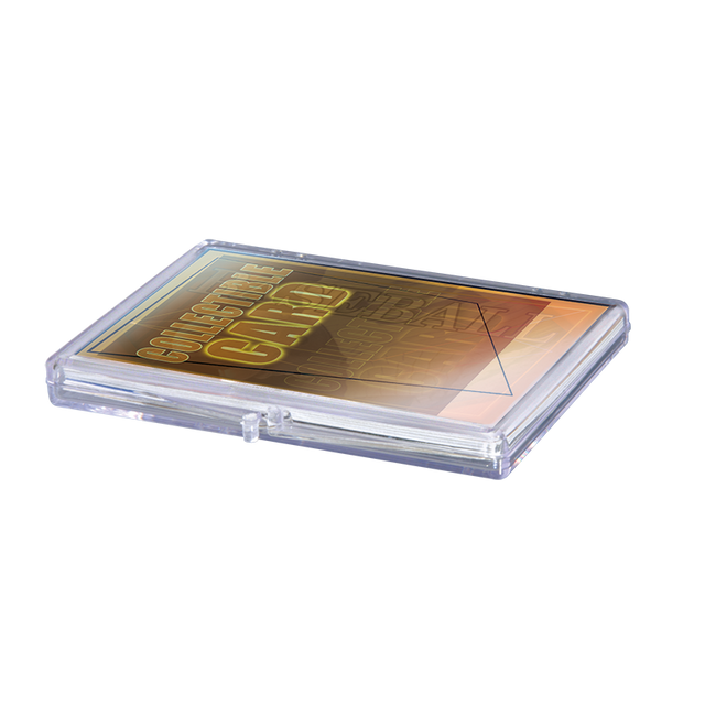 Ultra Pro 15-Count Hinged Trading Card Storage Case – Clear Plastic