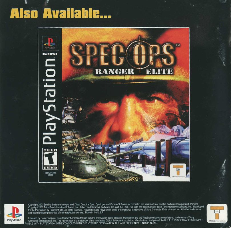 Spec Ops: Covert Assault (PlayStation 1, 2001)