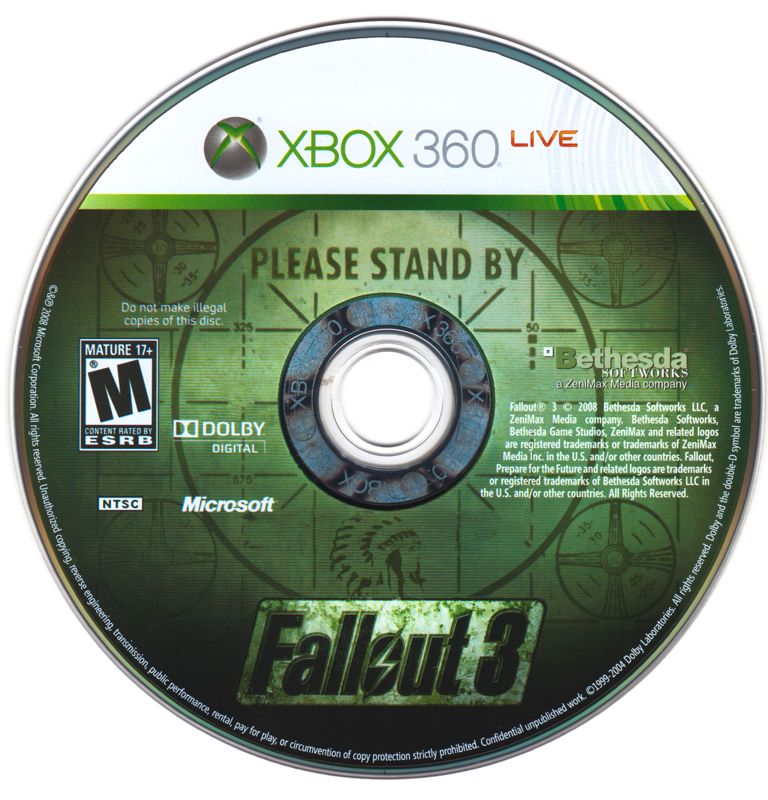 Fallout 3 (Xbox 360, 2008)