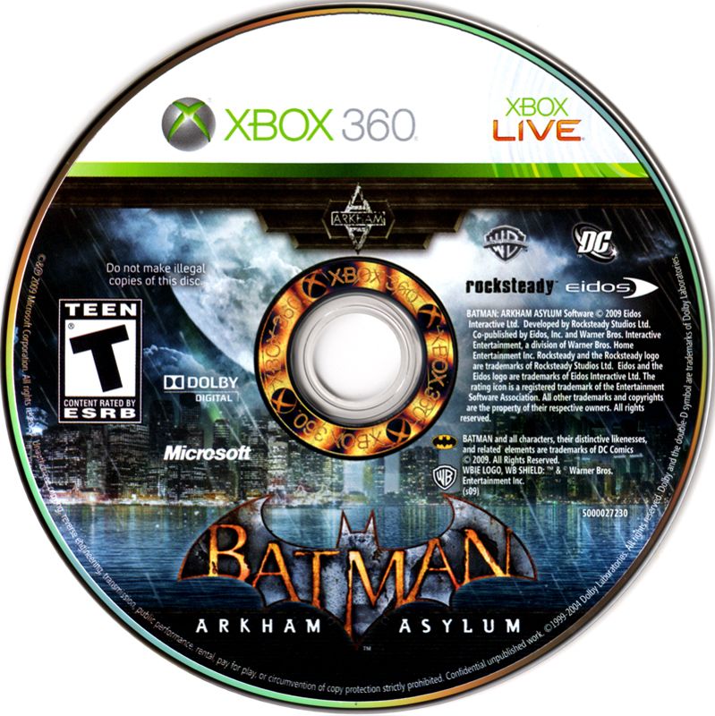Batman Arkham Asylum (Xbox 360, 2009)