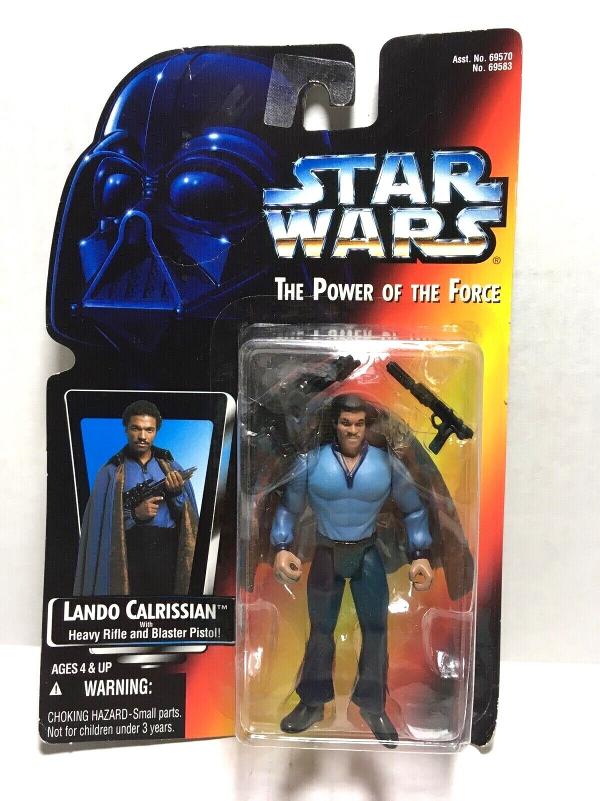 Star Wars Power of the Force - Lando Calrissian w/ Rifle and Blaster (Kenner, 1995)
