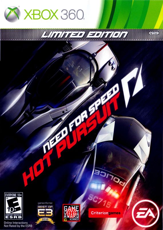 Need for Speed: Hot Pursuit - Limited Edition (Xbox 360, 2010)