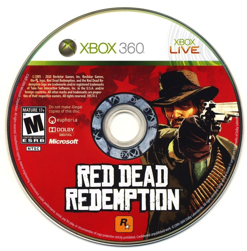 Red Dead Redemption (Xbox 360, 2010)