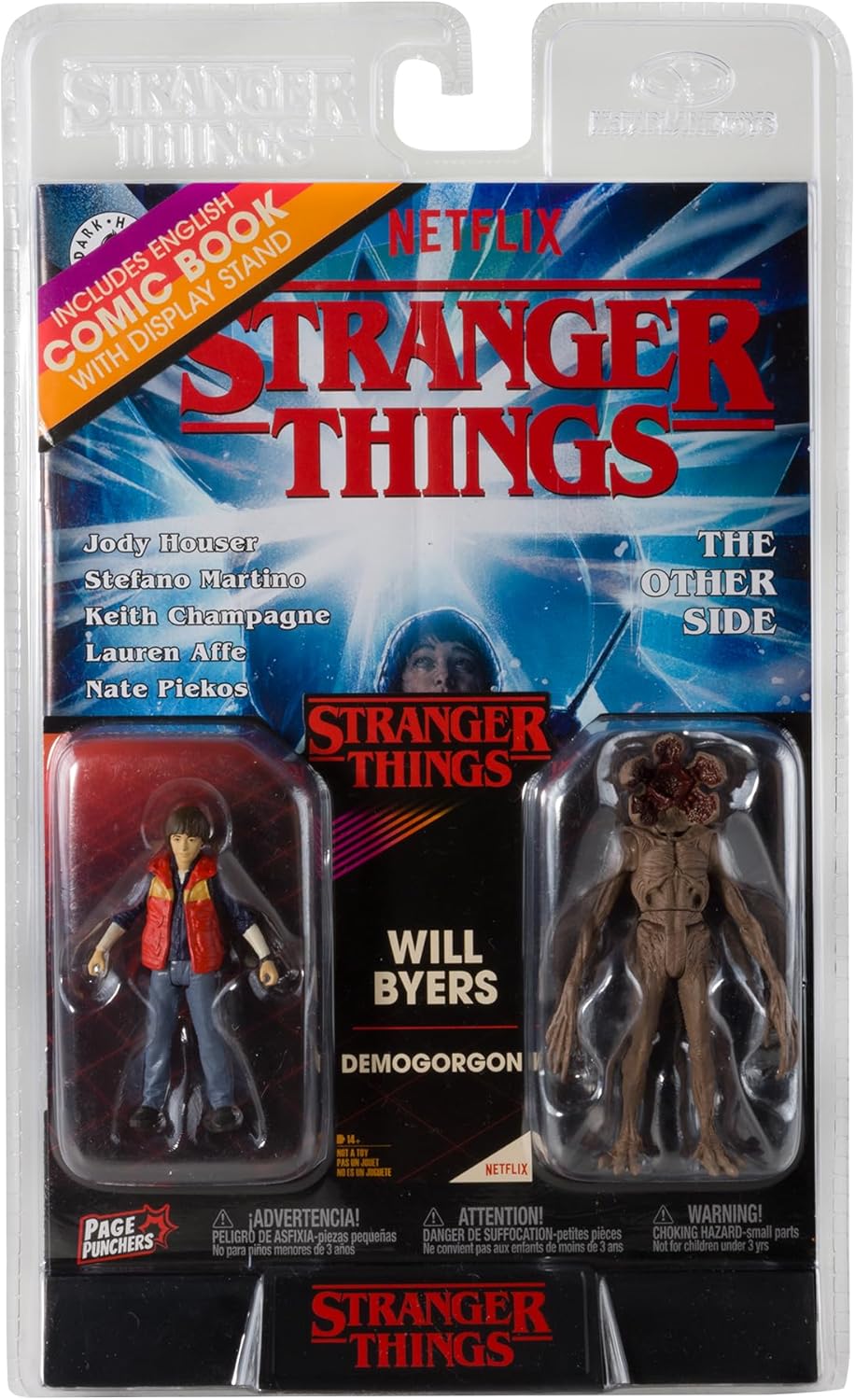 Stranger Things Will Byers and Demogorgon 3" Action Figures with Comic - Page Punchers