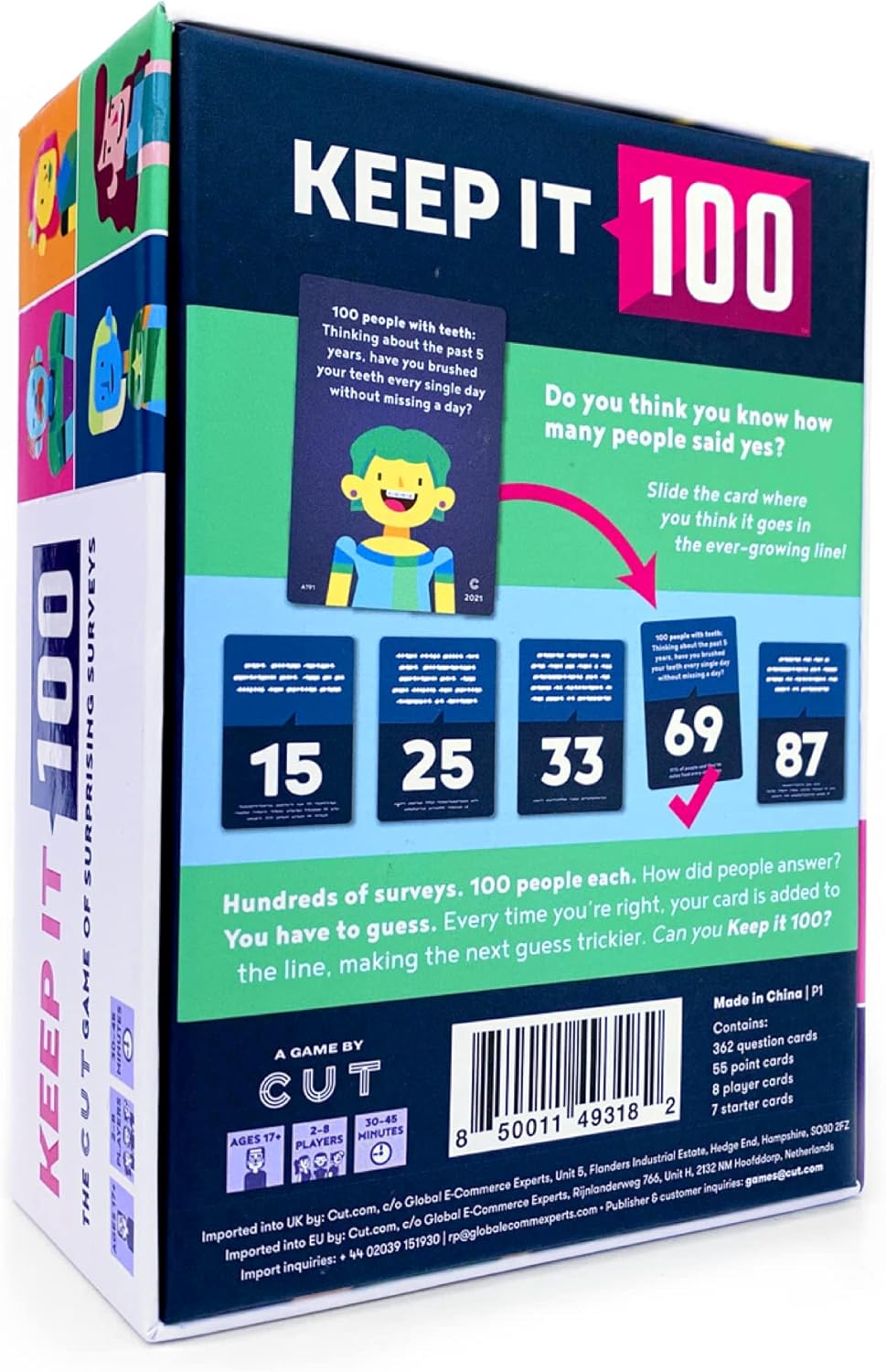 Keep It 100: The Card Game by Cut