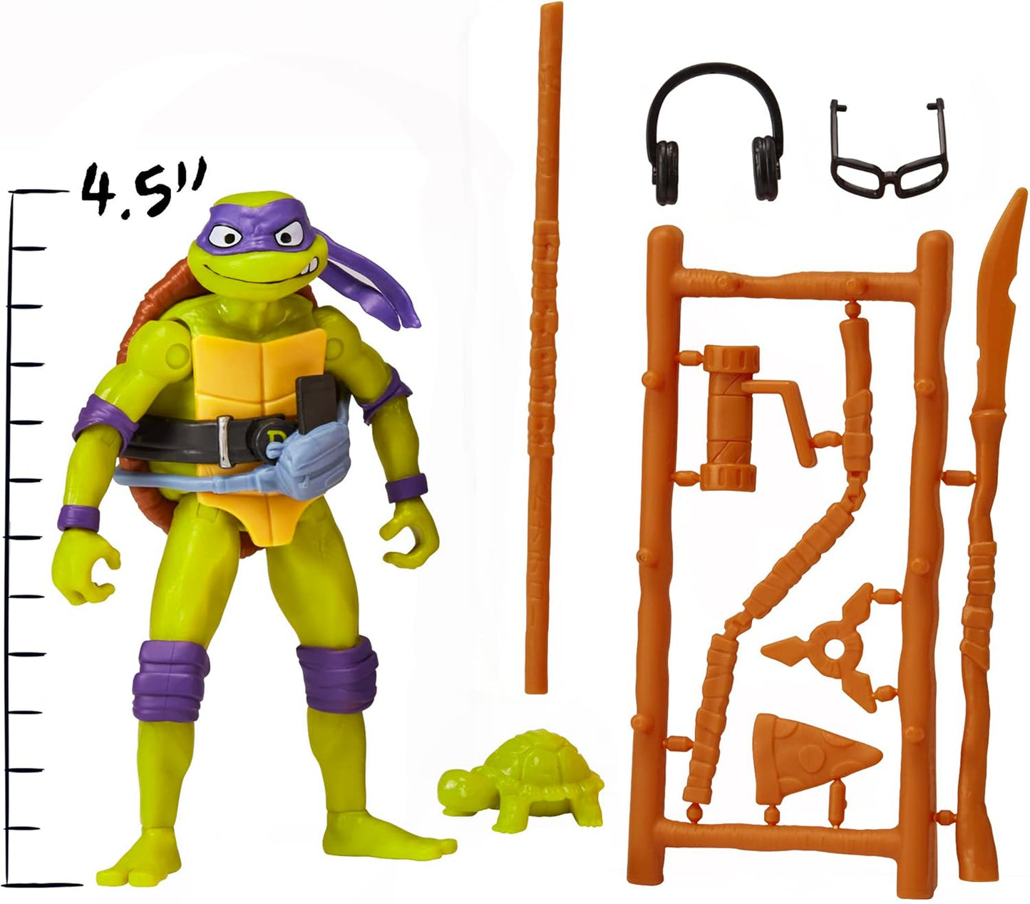 TMNT Mutant Mayhem Donatello "The Brains" | Action Figure