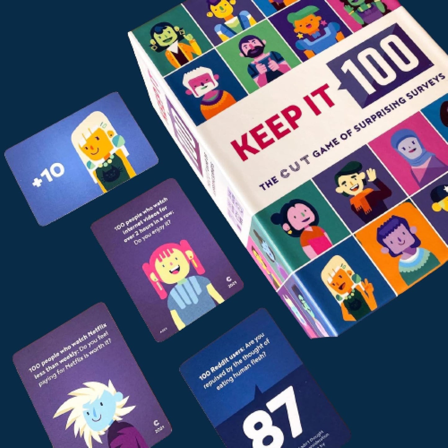 Keep It 100: The Card Game by Cut