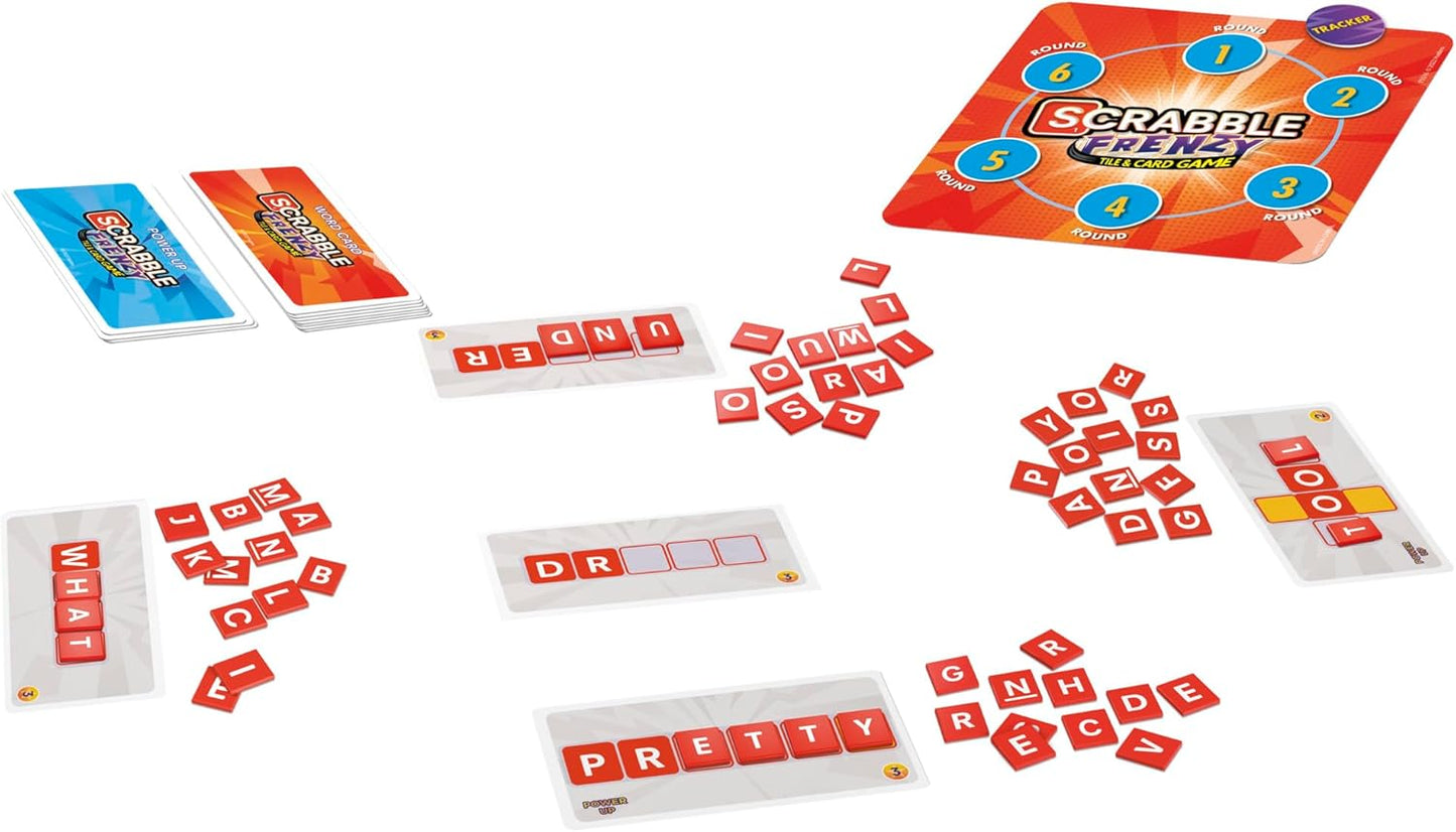 Scrabble Frenzy Tile & Card Game