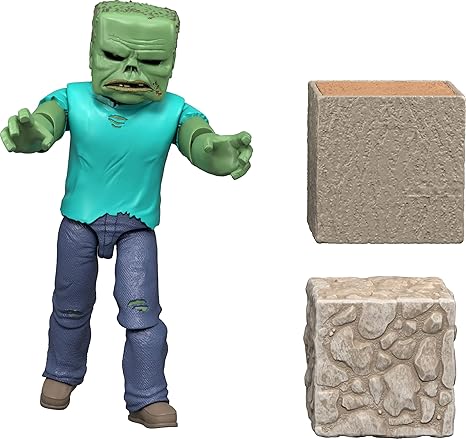 A Minecraft Movie "Zombie" 4-Inch Action Figure - Mattel