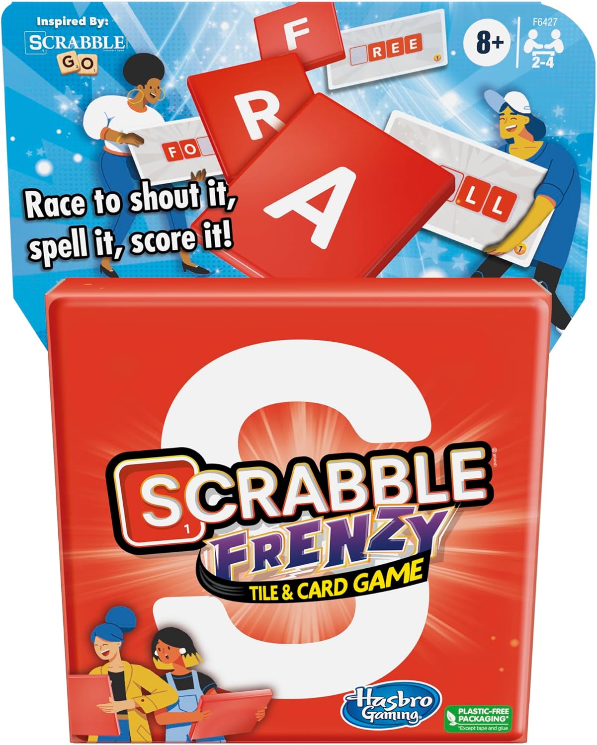 Scrabble Frenzy Tile & Card Game