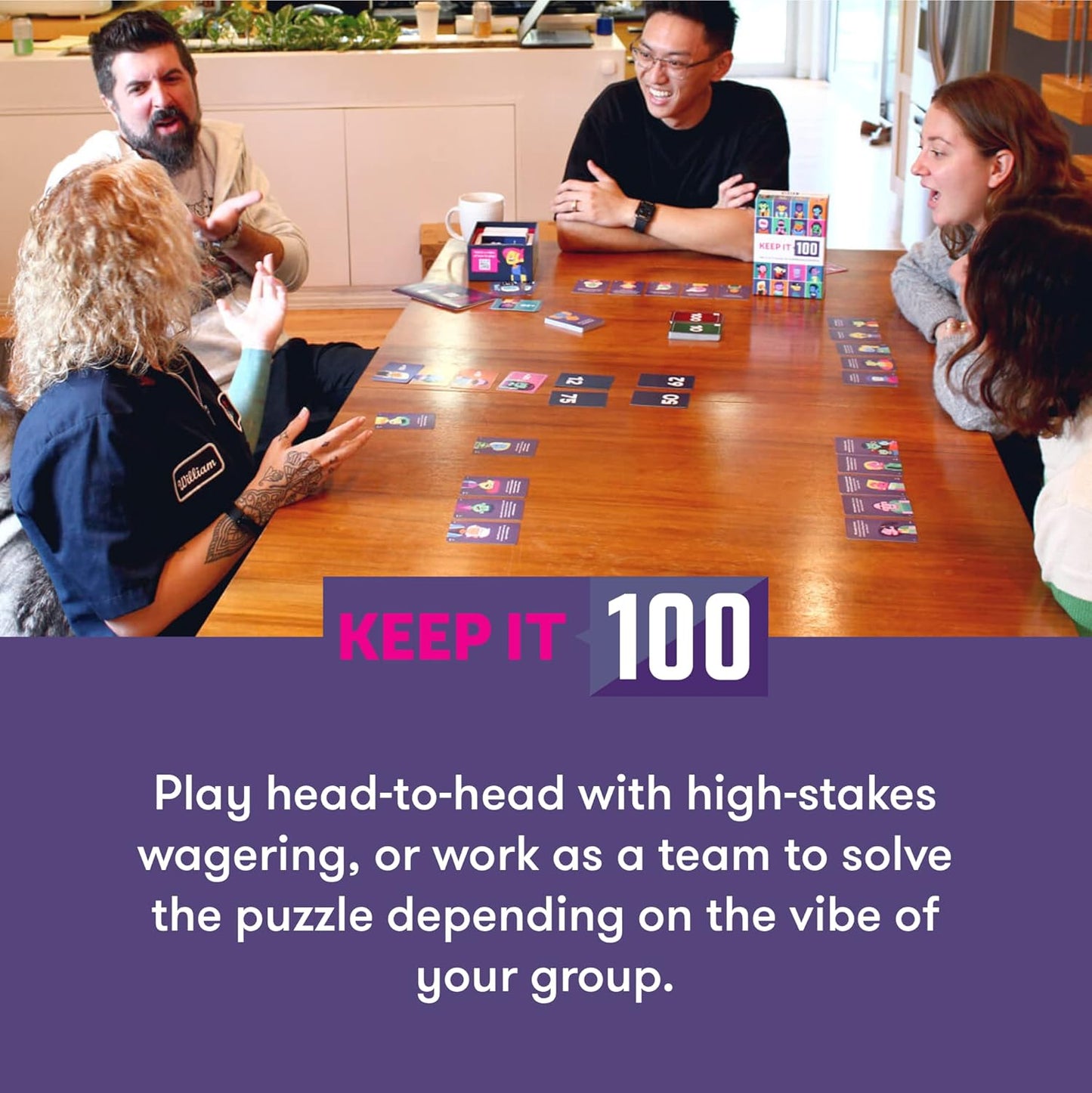 Keep It 100: The Card Game by Cut