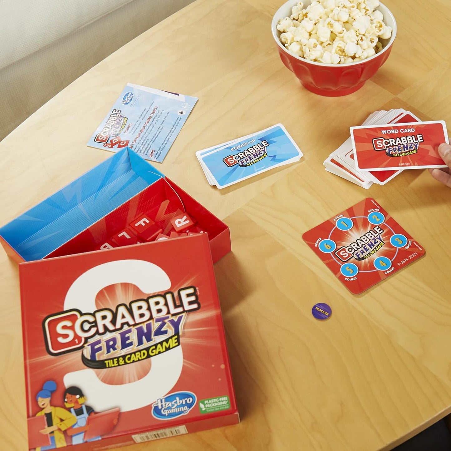 Scrabble Frenzy Tile & Card Game