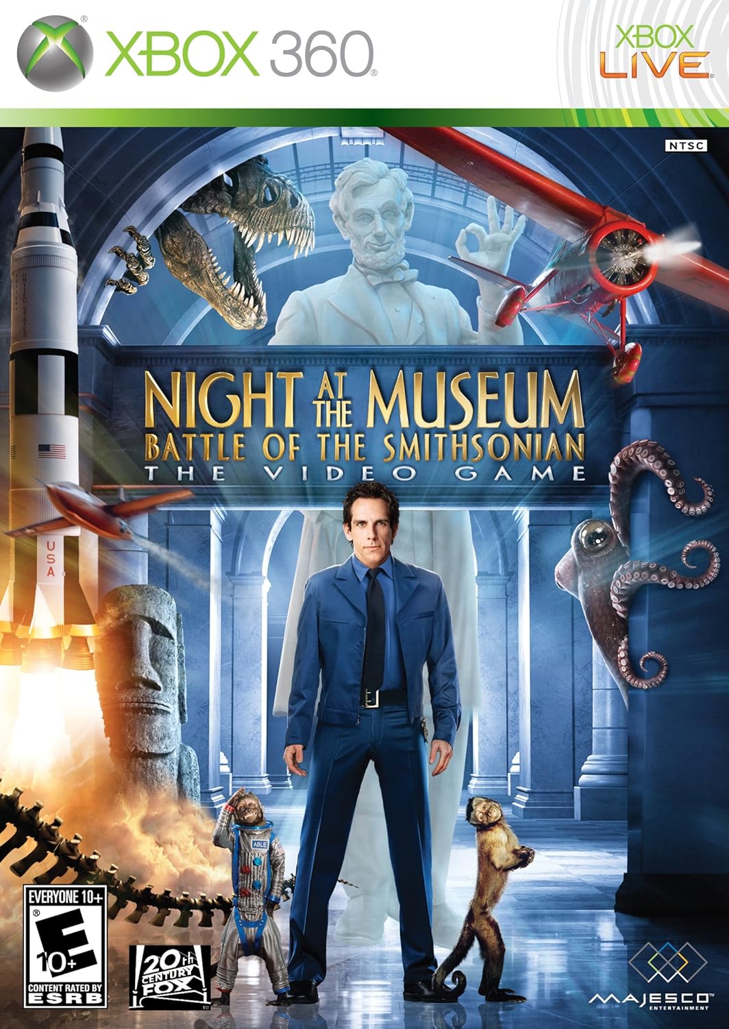 Night at the Museum: Battle of the Smithsonian – The Video Game (Xbox 360, 2009)