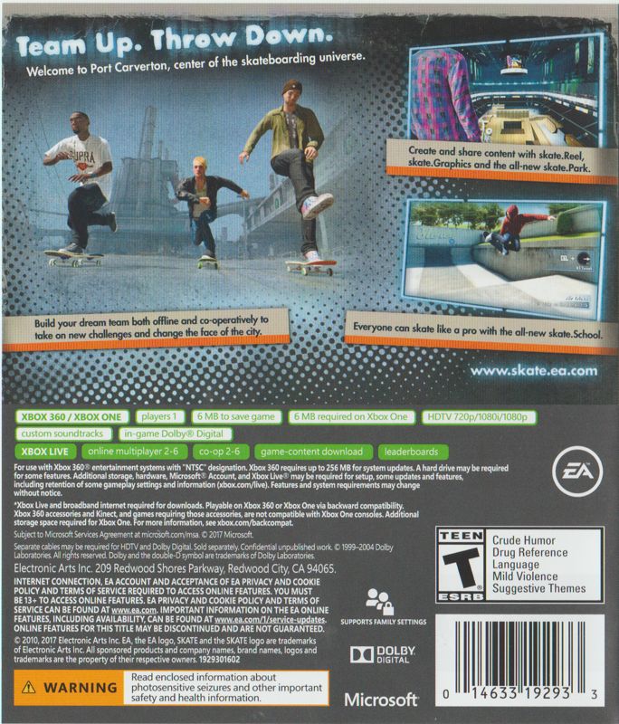 skate 3 (Xbox 360, 2010)