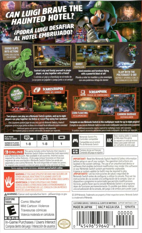 Luigi's Mansion 3 (Nintendo Switch, 2019)