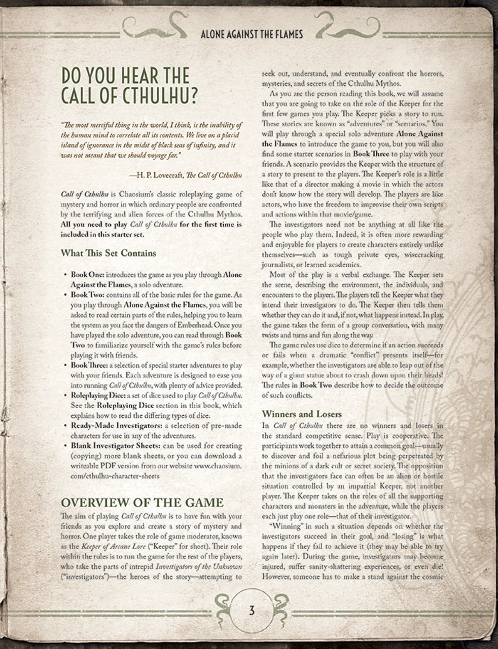 Call of Cthulhu 7E: Rulebook & Starter Set Anniversary Edition