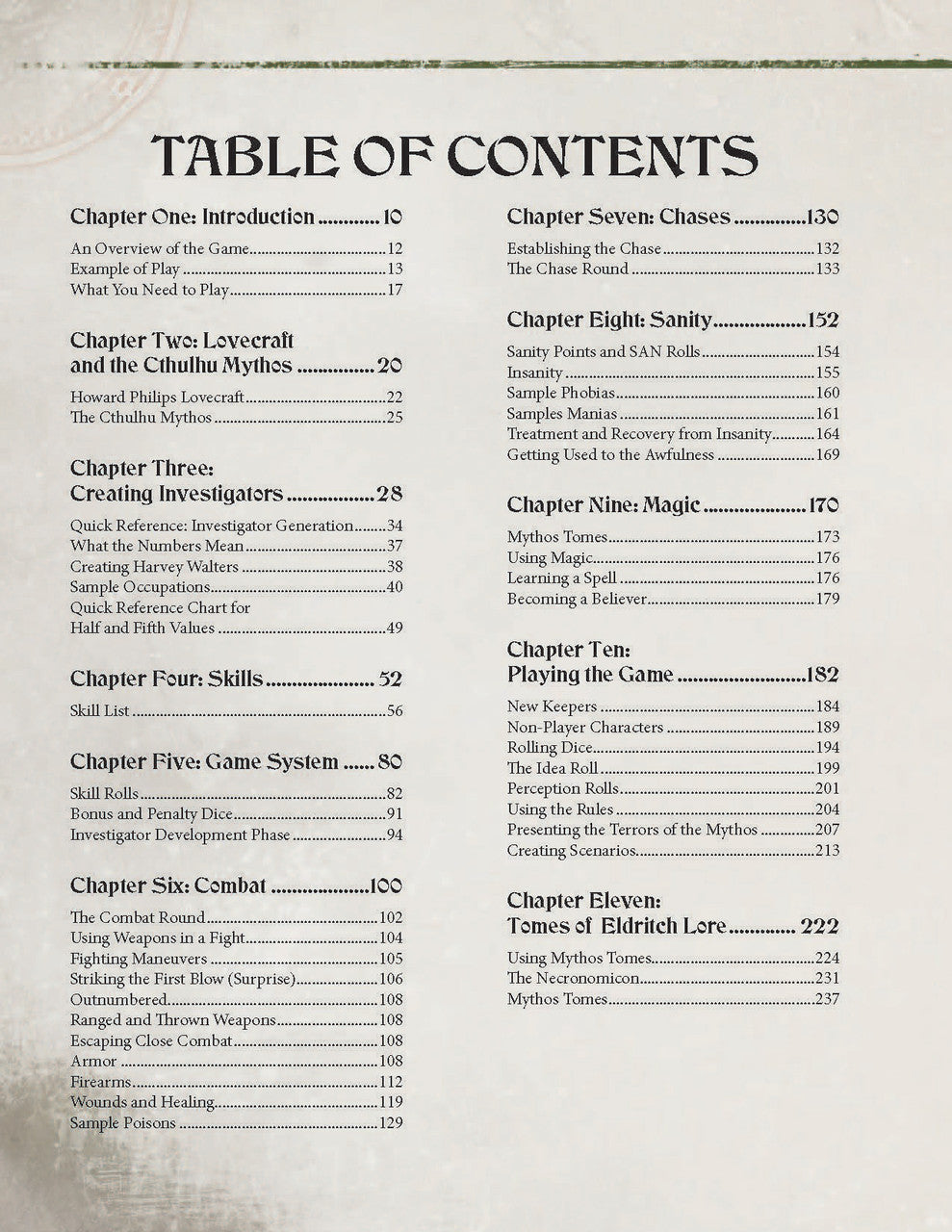 Call of Cthulhu 7E: Keeper Rulebook