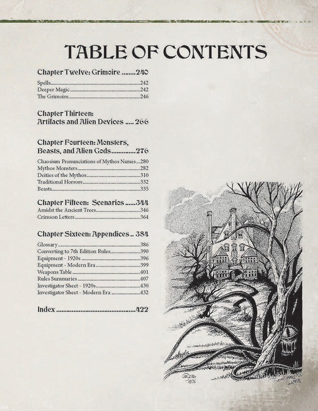 Call of Cthulhu 7E: Keeper Rulebook