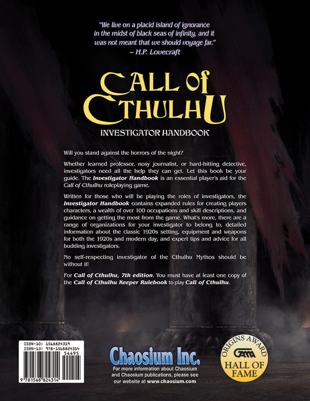 Call of Cthulhu 7E: Investigator Handbook