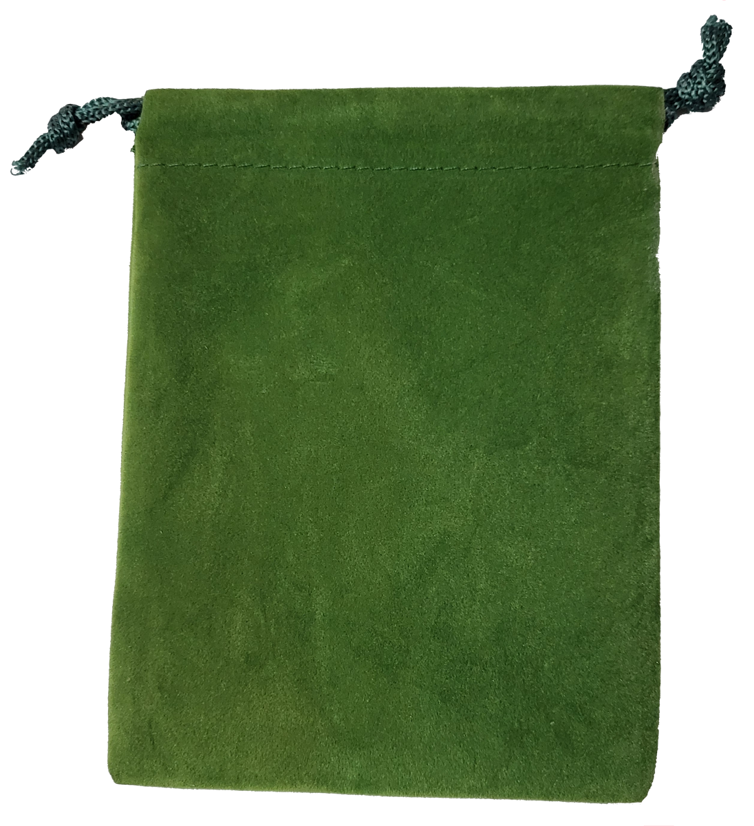 Green Velour Dice Bag (4" x 6") - Chessex