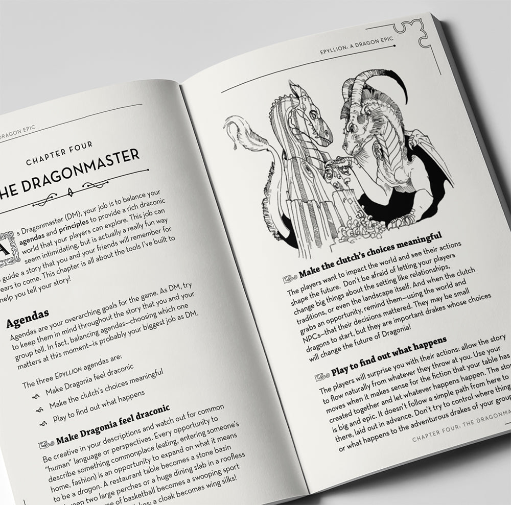 Epyllion Role Playing Game - Core Rule Book