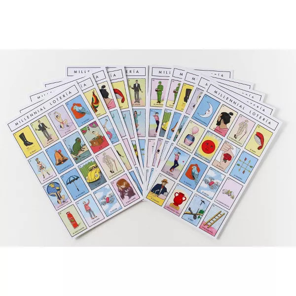 Millenial Loteria Game: Family Fiesta Edition