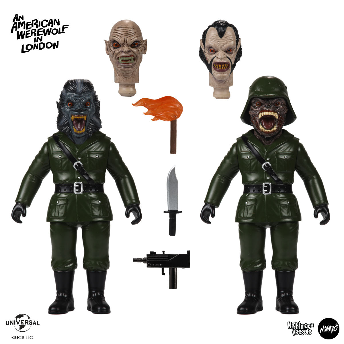 Nightmare Vessels - An American Werewolf in London - Demons Soft Vinyl 2-Pack by Mondo