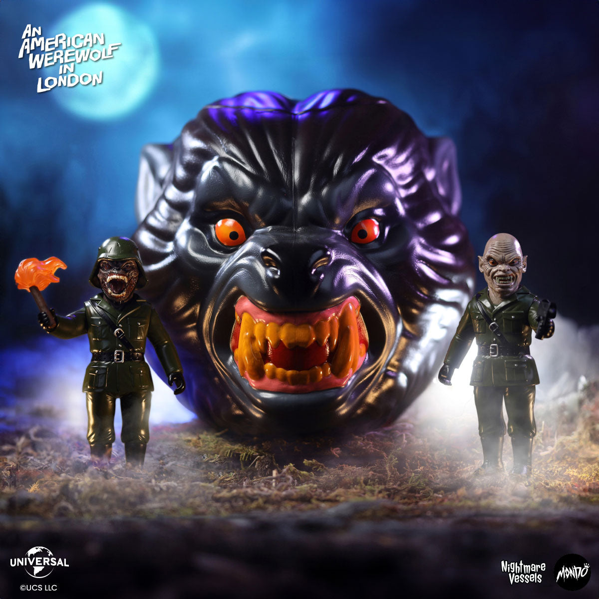 Nightmare Vessels - An American Werewolf in London - Demons Soft Vinyl 2-Pack by Mondo
