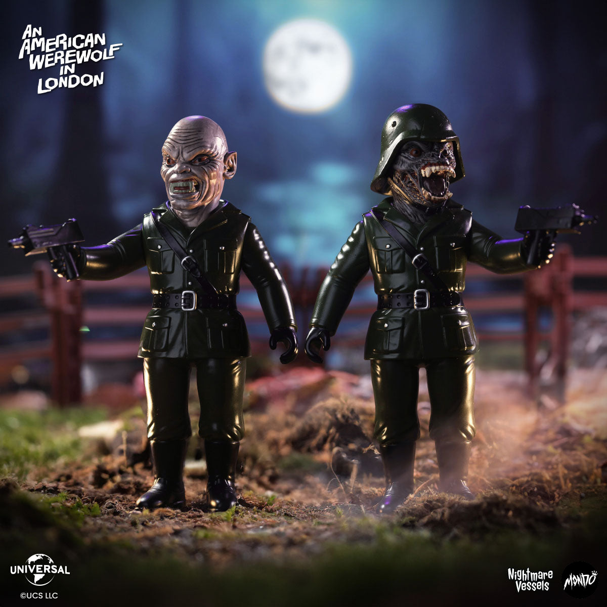 Nightmare Vessels - An American Werewolf in London - Demons Soft Vinyl 2-Pack by Mondo