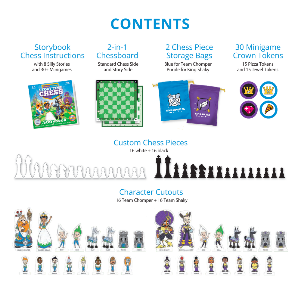 Story Time Chess | 2 in 1 Chess Game & Storybook