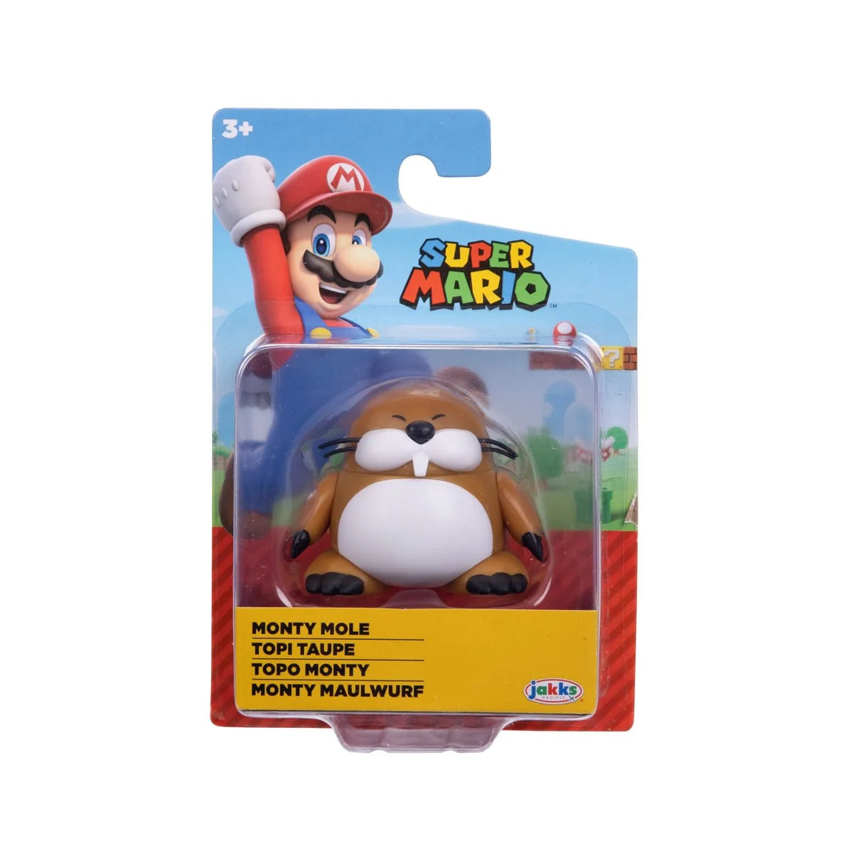 Monte Mole – Super Mario World of Nintendo 2.5" Mini-Figure by Jakks Pacific