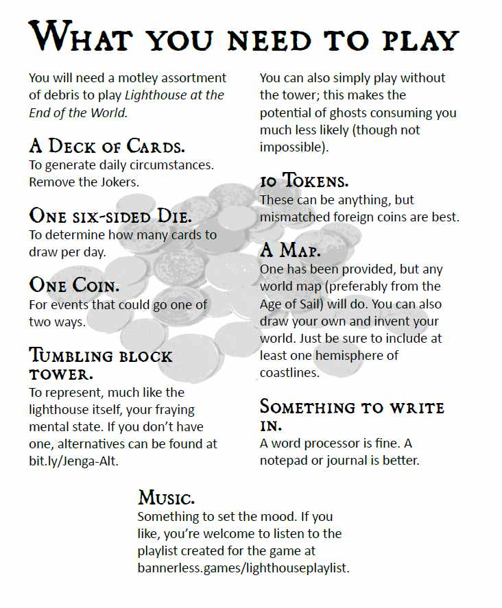 Lighthouse at the End of the World: A Solo Journaling Game