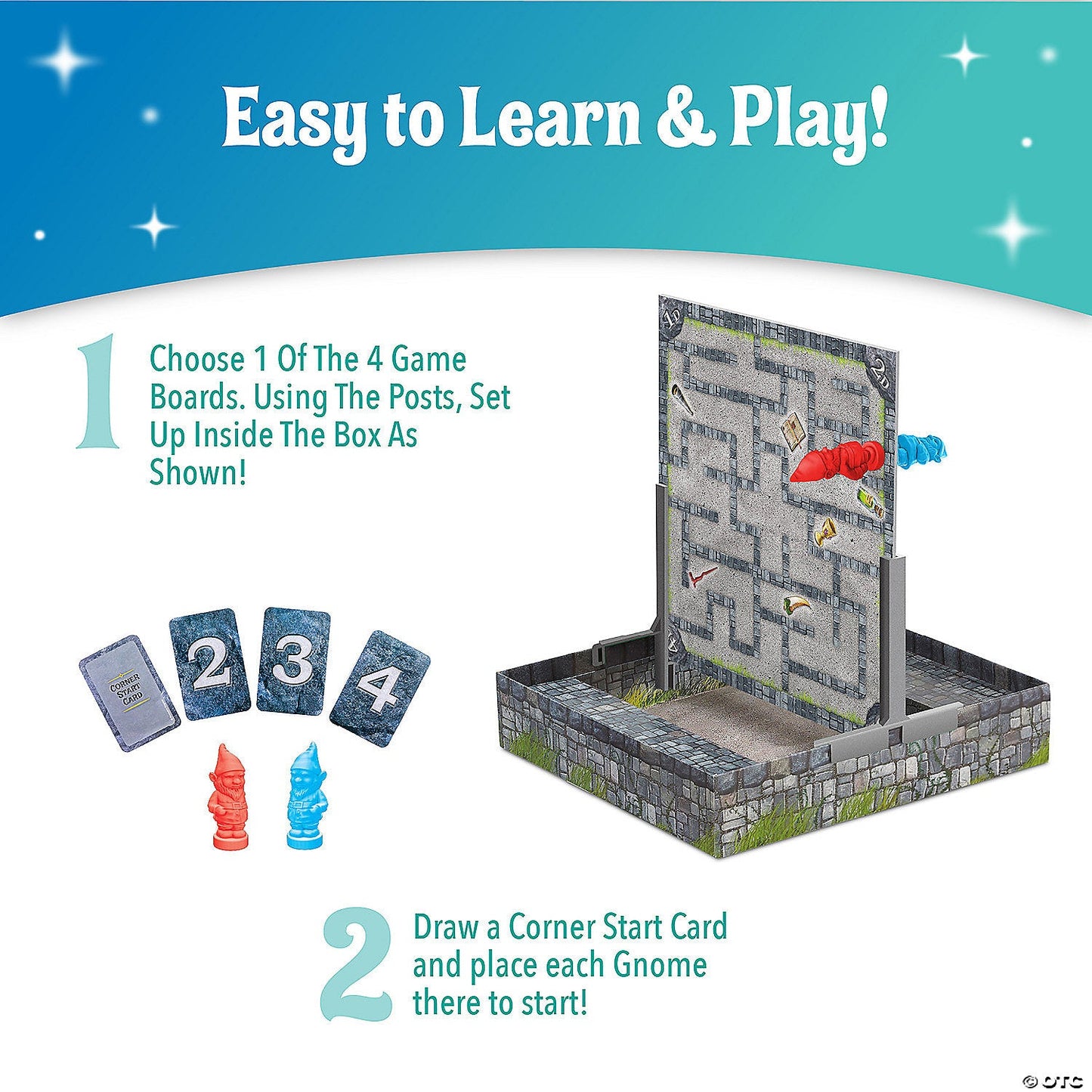 Gnomes at Night - "Dare to Enter the Maze!" | Family Board Game