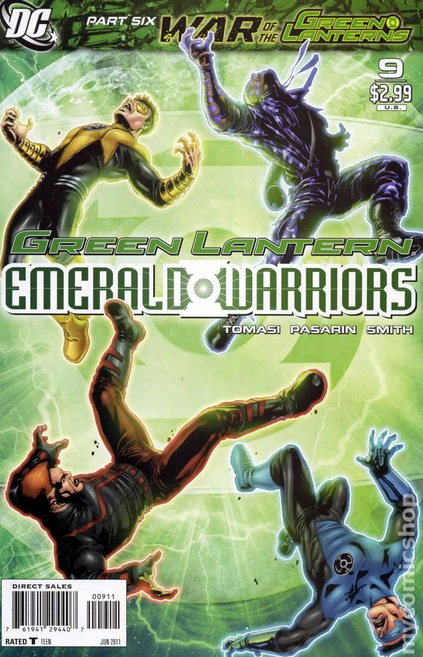 Green Lantern Emerald Warriors (June 2011, DC) - Issue #9A - Nostalgia Mall