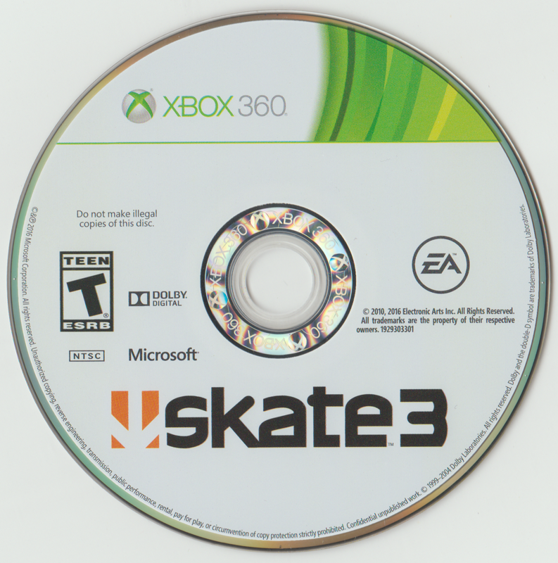 skate 3 (Xbox 360, 2010)
