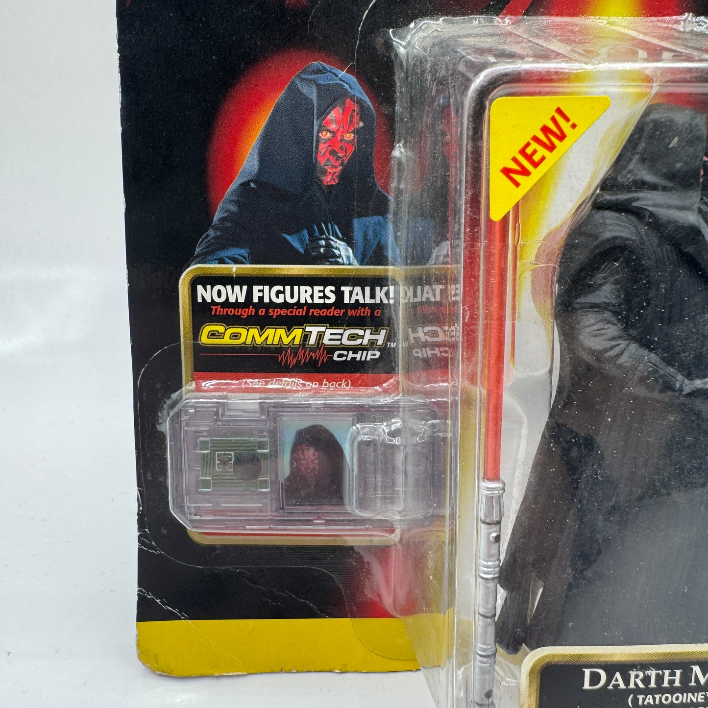 Darth Maul (Tatooine) with Cloak and Lightsaber - Star Wars Episode 1 Action Figure (Hasbro, 1999)