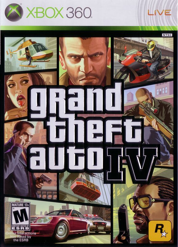 Grand Theft Auto IV (Xbox 360, 2008)