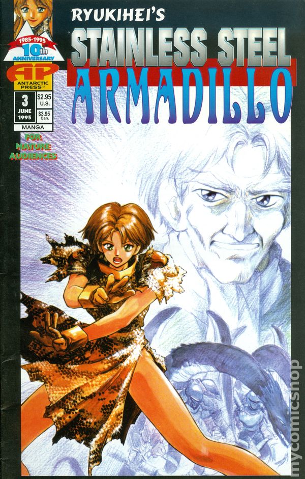 Ryukihei's Stainless Steel Armadillo (June 1995, Antarctic Press) - Issue #3