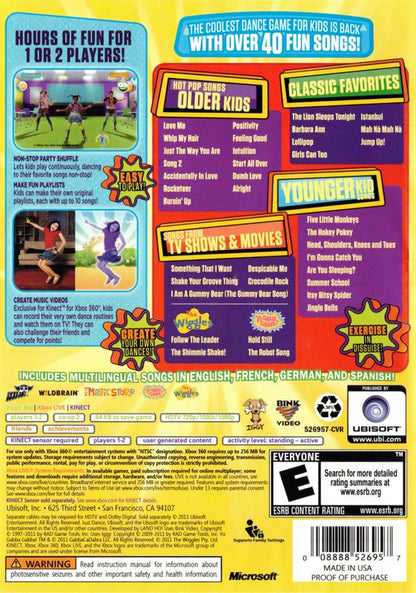 Just Dance Kids 2 (Xbox 360, 2011)