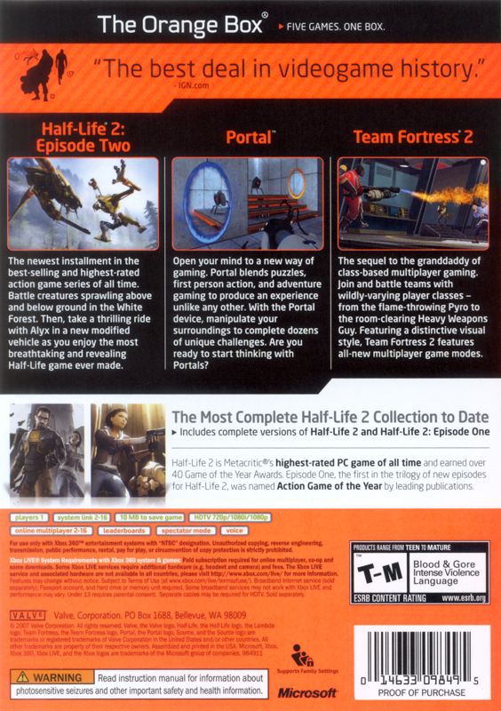 The Orange Box (Xbox 360, 2007)