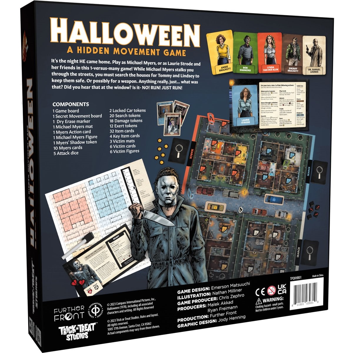 Halloween (1978) A Hidden Movement Game