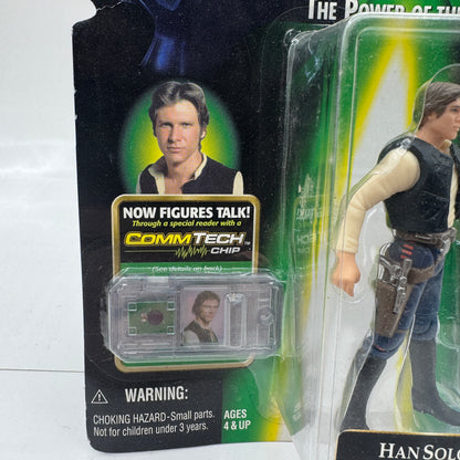 Han Solo with Blaster Pistol & Holster - Star Wars Power of the Force Action Figure (Hasbro, 1999)