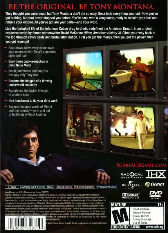 Scarface: The World Is Yours (PlayStation 2, 2006)